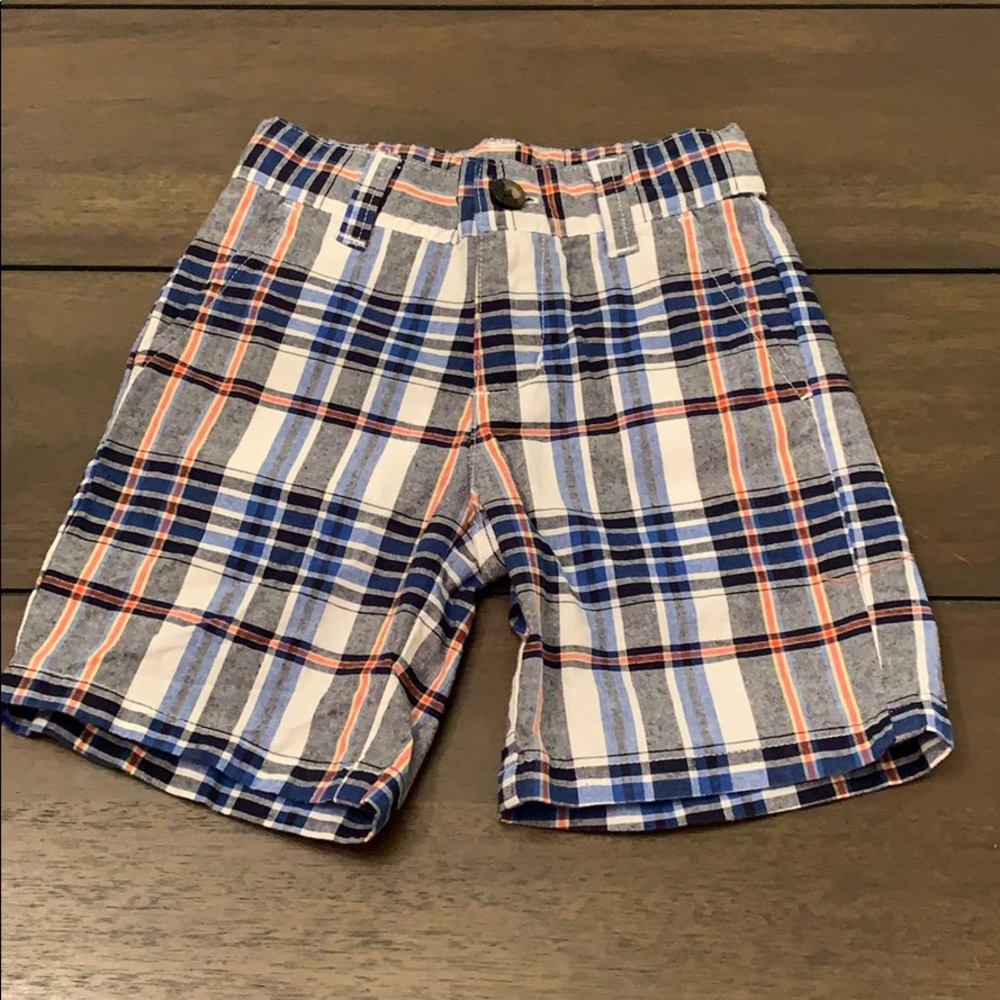 Janie and Jack plaid shorts